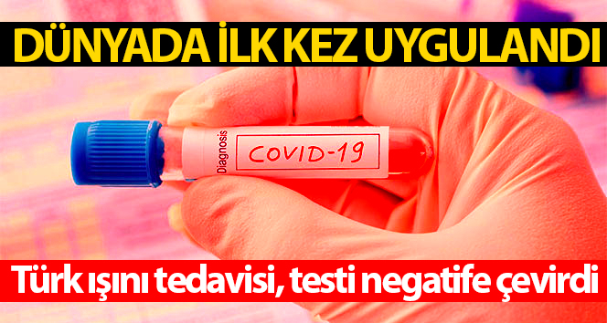 Diyarbakır’da koronavirüs tedavisi gören hastaya Türk ışını tedavisi uygulandı