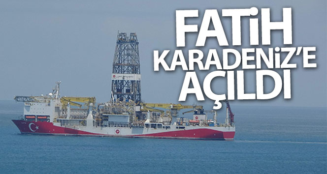 Fatih Sondaj Gemisi Karadeniz’e açıldı