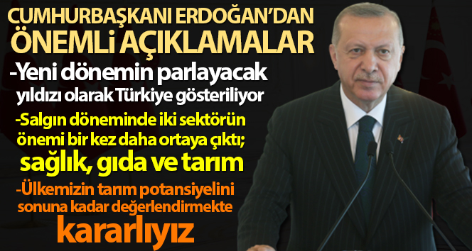 Cumhurbaşkanı Erdoğan: ‘Yeni dönemin parlayacak yıldızı olarak Türkiye gösteriliyor’