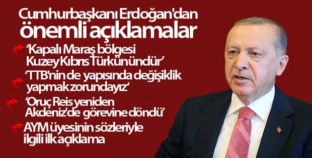 Cumhurbaşkanı Erdoğan’dan AYM üyesi Yıldırım’ın ‘ışıklar yanıyor’ paylaşımı hakkında açıklama