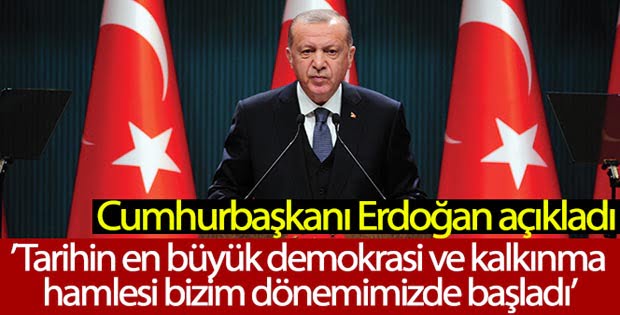 Cumhurbaşkanı Erdoğan: “Biz buralara vesayetin paraşütü ile gelmedik”
