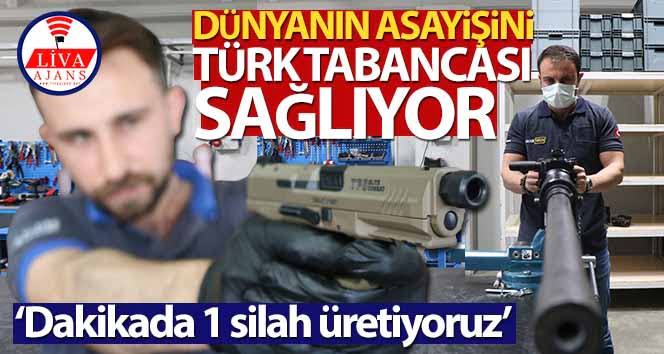 Türk tabancası, dünyanın asayişini sağlıyor