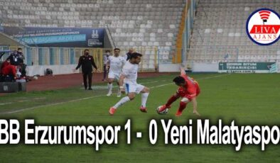 BB Erzurumspor: 1 – Yeni Malatyaspor: 0