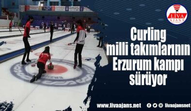 Curling milli takımlarının Erzurum kampı sürüyor