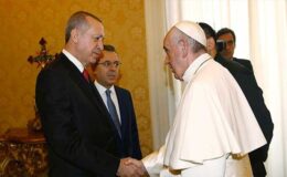 Cumhurbaşkanı Erdoğan, Papa ile Filistin’i görüştü