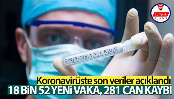 Türkiye’de son 24 saatte 18.052 koronavirüs vakası tespit edildi