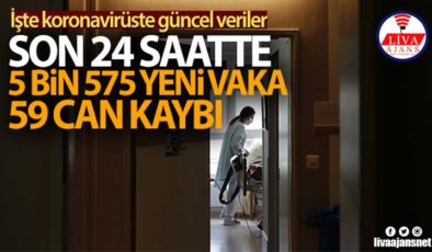 Türkiye’de son 24 saatte 5.575 koronavirüs vakası tespit edildi