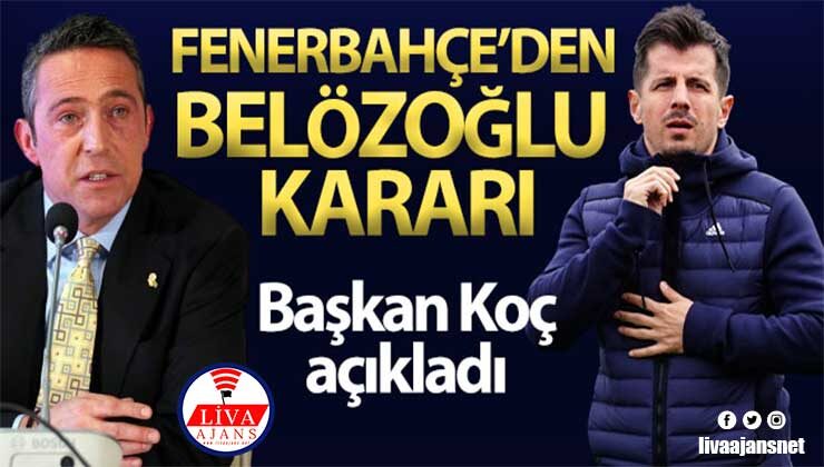 Fenerbahçe, Emre Belözoğlu ile devam etmeyecek