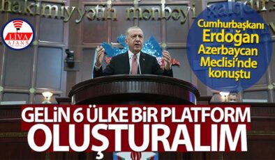 Cumhurbaşkanı Erdoğan: ‘Gelin 6 ülke bir platform oluşturalım’