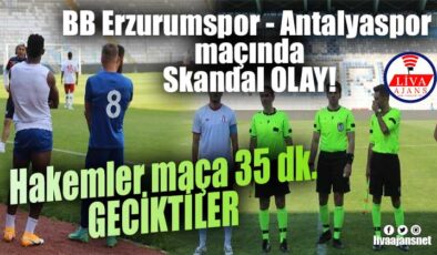 BB Erzurumspor – Antalyaspor maçında Skandal OLAY!