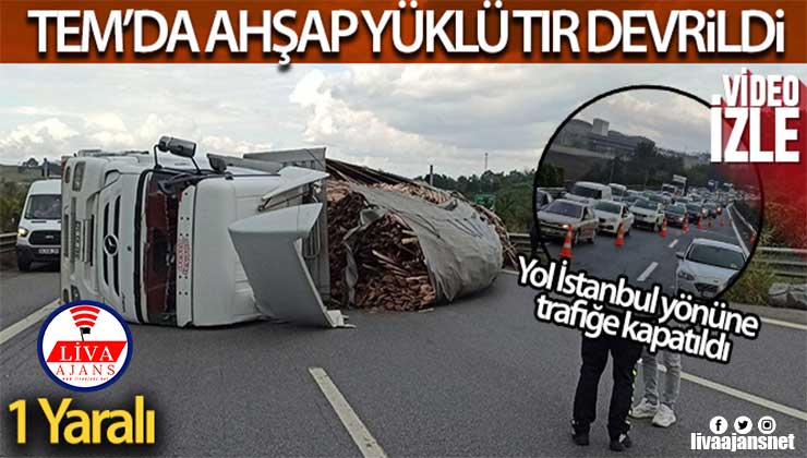 TEM İstanbul yönüne trafiğe kapatıldı
