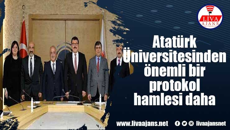 Atatürk Üniversitesinden önemli bir protokol hamlesi daha