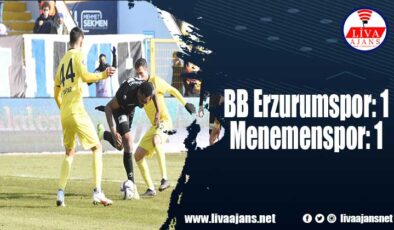BB Erzurumspor: 1 – Menemenspor: 1