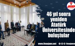 46 yıl sonra yeniden Atatürk Üniversitesinde buluştular
