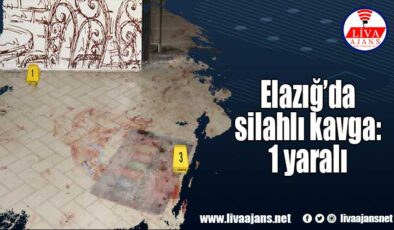 Elazığ’da silahlı kavga: 1 yaralı