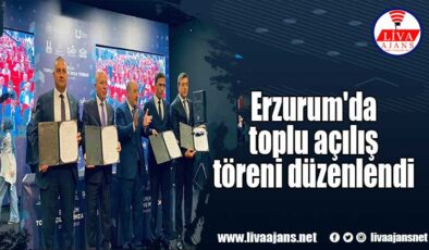 Bakan Varank’ın katılımıyla Erzurum’da toplu açılış töreni düzenlendi