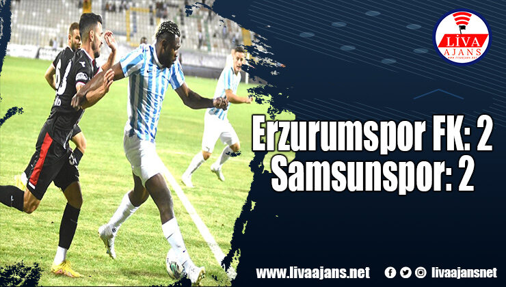 Erzurumspor FK: 2 – Samsunspor: 2