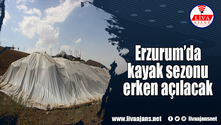 Erzurum’da kayak sezonu erken açılacak