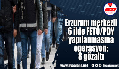 Erzurum merkezli 6 ilde FETÖ/PDY yapılanmasına operasyon: 8 gözaltı